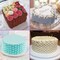 5-Piece Basketweave Piping Tip Set – Stainless Steel Half-Row and Braided Flower Cake Decorating Tips (3D, 1D, 895, 48, 47) for Cupcakes, Cakes, Cookies, and Frosting Designs